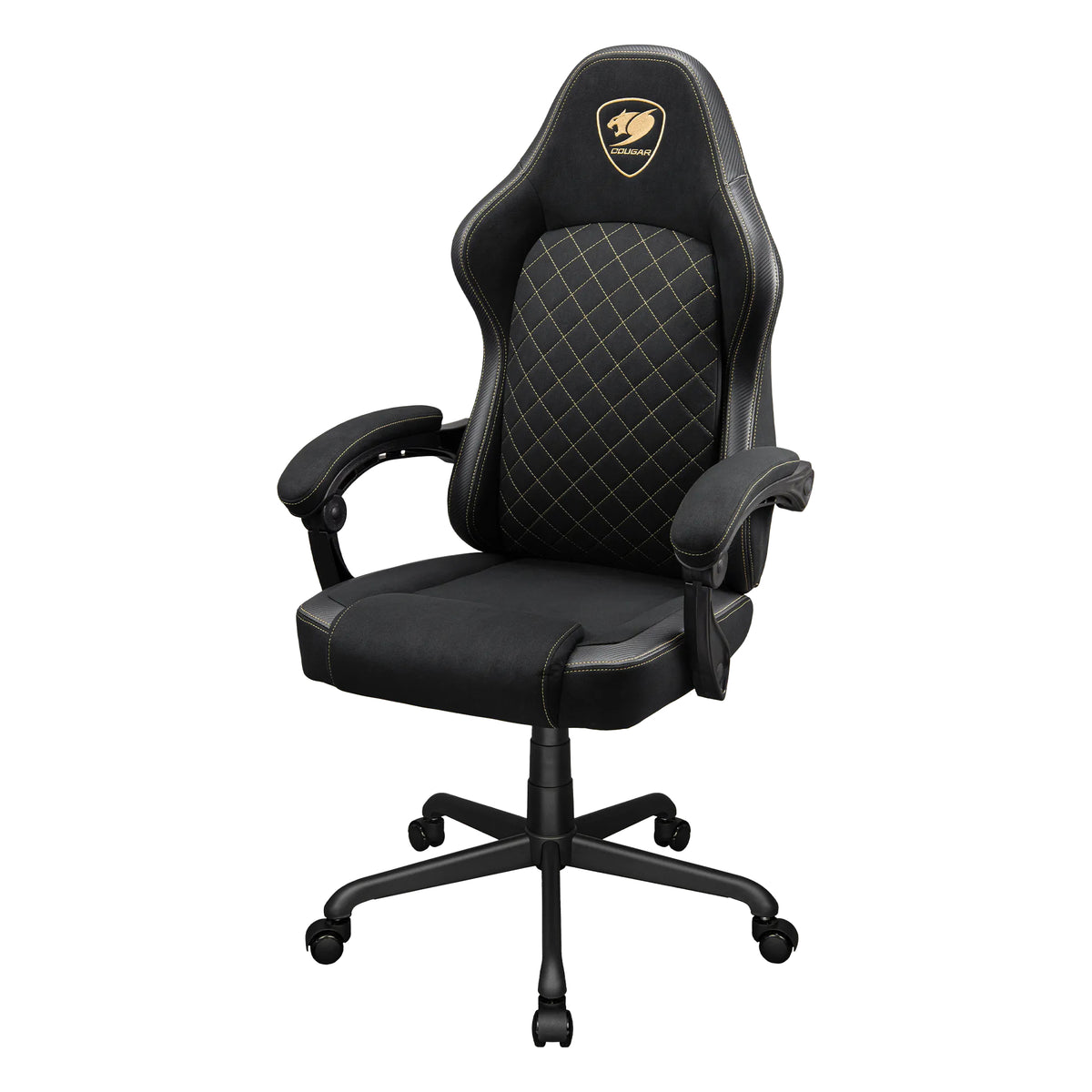 COUGAR CGR-FXF-GLB Universal-Gamingstuhl Gepolsterter Sitz Schwarz, Gold