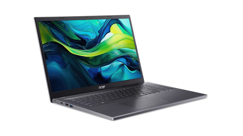Acer Aspire A17-51M-52LE Intel Core 5 120U Laptop 43,9 cm (17.3") Full HD 16 GB LPDDR5-SDRAM 512 GB SSD Wi-Fi 6 (802.11ax) Windows 11 Home Grau