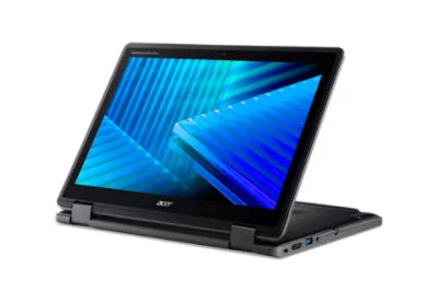 Acer TravelMate Spin B3 TMB312RN-31-TCO-P9GM Intel® N N250 Hybrid (2-in-1) 31 cm (12.2") Touchscreen WUXGA 16 GB LPDDR5x-SDRAM 256 GB SSD Wi-Fi 6E (802.11ax) Windows 11 Pro Education Schwarz