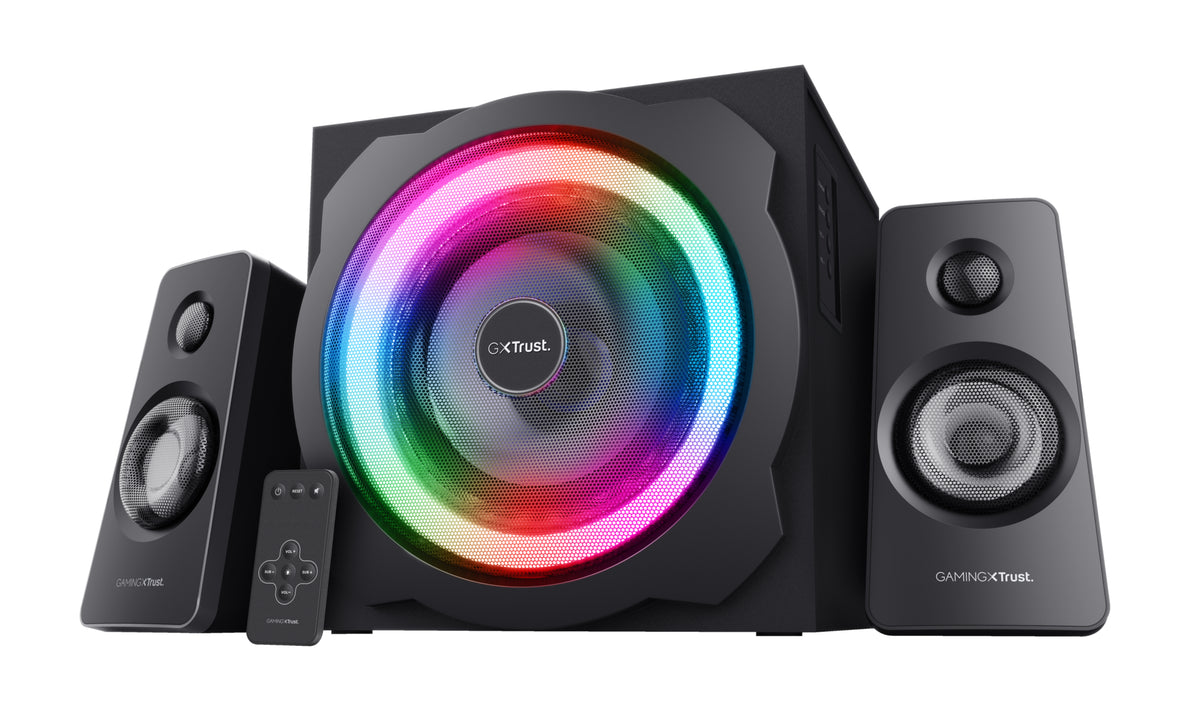 Trust GXT 629 Tytan Lautsprecherset 60 W Universal Schwarz 2.1 Kanäle 15 W