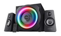 Trust GXT 629 Tytan Lautsprecherset 60 W Universal Schwarz 2.1 Kanäle 15 W