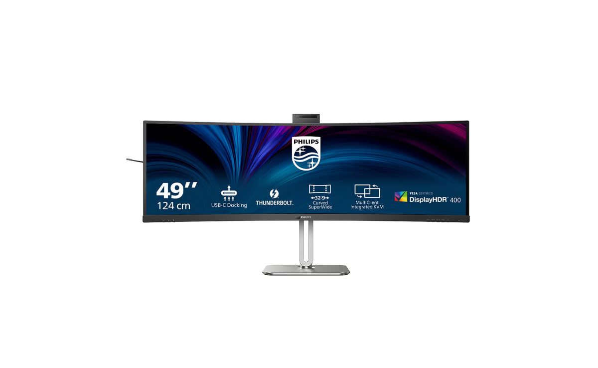 Philips 49B2U6903CH/00 Computerbildschirm 124,5 cm (49") 5120 x 1440 Pixel Dual QHD LCD Grau
