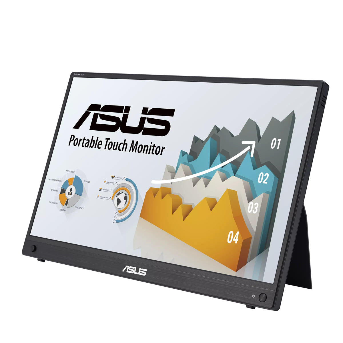 ASUS ZenScreen MB16AMTR Computerbildschirm 39,6 cm (15.6") 1920 x 1080 Pixel Full HD LCD Touchscreen Schwarz