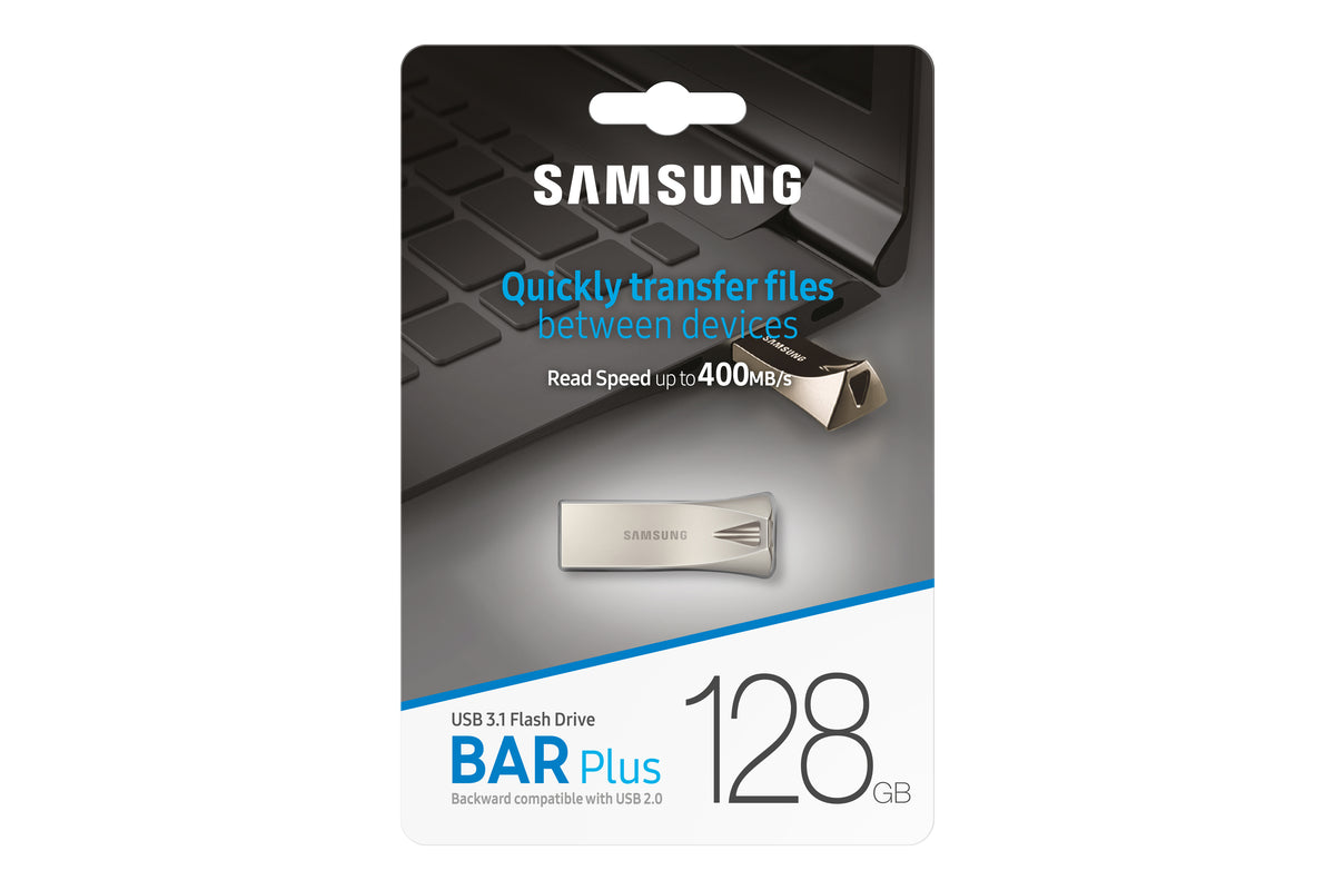 Samsung MUF-128BE USB-Stick 128 GB USB Typ-A 3.2 Gen 1 (3.1 Gen 1) Silber