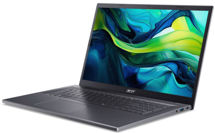 Acer Aspire A17-51M-75S5 Intel Core 7 150U Laptop 43,9 cm (17.3") Full HD 16 GB LPDDR5-SDRAM 512 GB SSD Wi-Fi 6E (802.11ax) Windows 11 Home Grau QWERTZ Deutsch