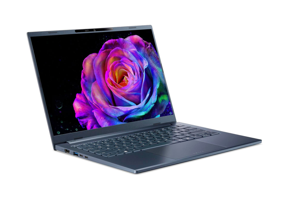 Acer Swift Go 14 AI NX.JNBEG.001 laptop Copilot+ PC Intel Core Ultra 7 256V 35,6 cm (14") WUXGA 16 GB LPDDR5-SDRAM 512 GB SSD Wi-Fi 7 (802.11be) Windows 11 Home Blau