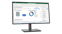 Lenovo 68,6cm /27" (2560x1440) Lenovo ThinkVision P27h-30 4ms DP USB-C Black – Ansicht 5