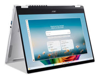 Acer Swift 14 AI SFSP14-I51T-93NW Copilot+ PC Intel Core Ultra 9 386H Hybride (2-en-1) 35,6 cm (14") Écran tactile WUXGA 16 Go DDR5-SDRAM 512 Go SSD Wi-Fi 7 (802.11be) Windows 11 Home Argent QWERTZ Allemand