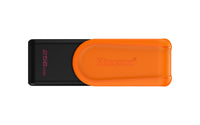 Kingston Technology DataTraveler 256GB Portable USB 3.2 Gen 1 Exodia S (Schwarz/Orange)