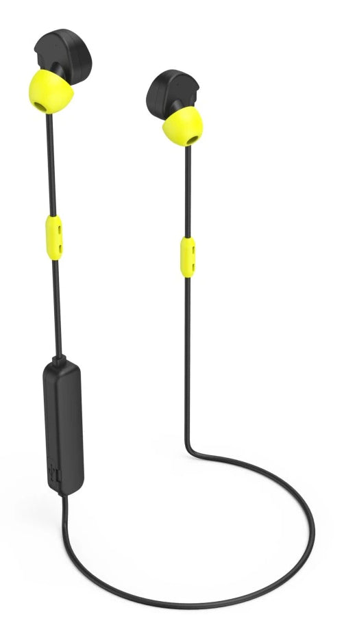 Hama Freedom Athletics II Kopfhörer Kabellos Ohrbügel, im Ohr Anrufe/Musik Bluetooth Schwarz, Gelb