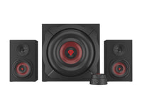 GENESIS Helium 610BT Lautsprecherset 60 W PC/Laptop Schwarz, Rot 2.1 Kanäle 2-Wege 30 W Bluetooth