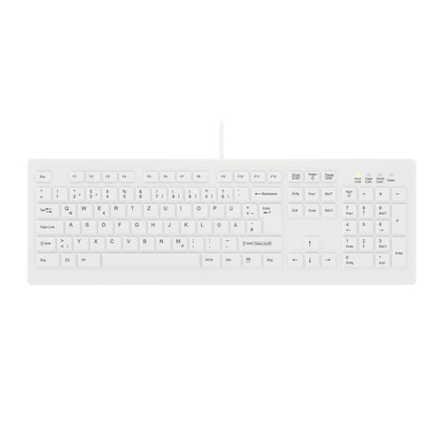 Contour Design Active Key Contour ClassicClean Medizinische Tastatur Abnehmbare Abdeckung Full-Size Kabelgebunden Weiß DE C8100
