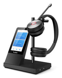 Yealink WH66 Dual UC Kopfhörer Kabellos Kopfband Büro/Callcenter USB Typ-A Bluetooth Ladestation Schwarz