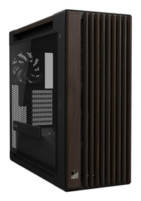 ASUS ProArt PA602 Wood Edition Modern Black - Tempered Glass Panel Midi Tower Schwarz, Holz