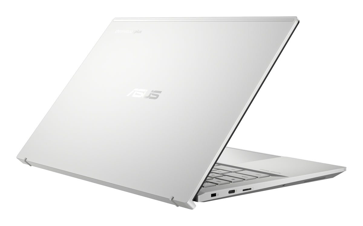 ASUS Chromebook Plus CX54 CX5403CMA-QM1515 Intel Core Ultra 5 115U 35,6 cm (14") Touchscreen WQXGA 16 GB LPDDR5x-SDRAM 512 GB SSD Wi-Fi 6E (802.11ax) ChromeOS Silber