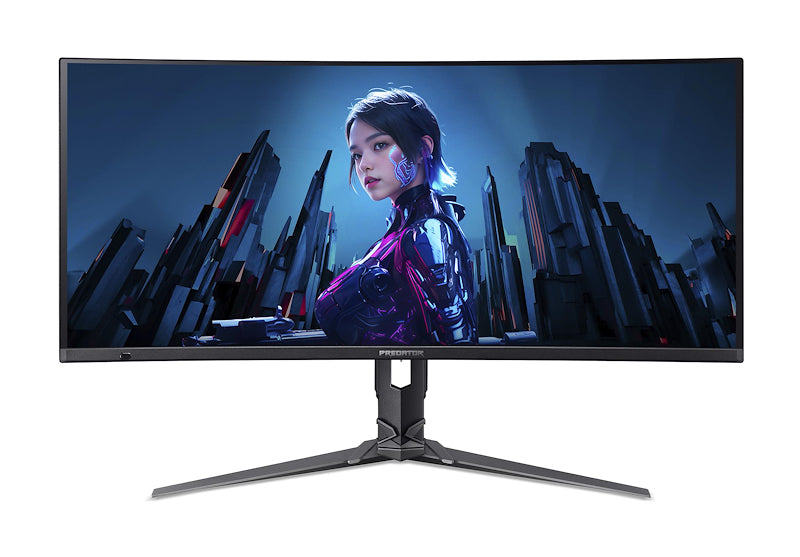 Acer Predator UM.CXXEE.501 Computer Monitor 86.4 cm (34") 3440 x 1440 Pixels UltraWide Quad HD QD-OLED Black