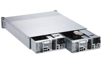 QNAP ES2486dc NAS Rack (2U) Intel® Xeon® D D-2142IT 128 GB DDR4 0 TB QNAP Enterprise System Schwarz