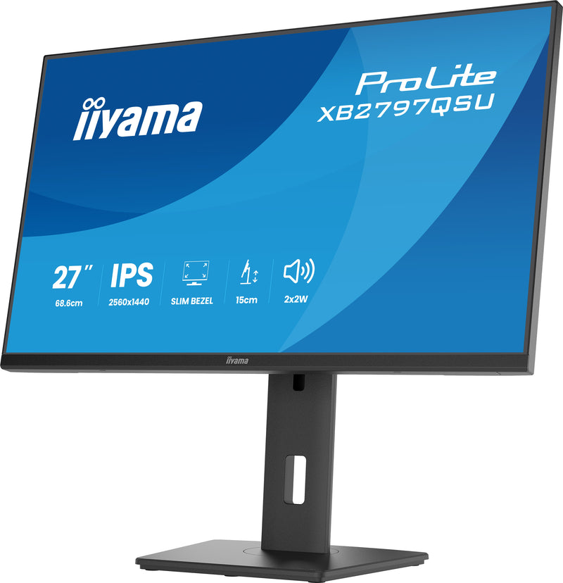 iiyama ProLite XB2797QSU-B1 Computerbildschirm 68,6 cm (27") 2560 x 1440 Pixel Quad HD LED Schwarz