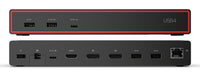 Lenovo ThinkPad USB4 Dock 5000 (with 135W Adapter) Kabelgebunden Schwarz