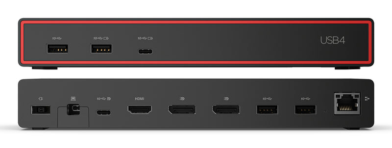 Lenovo ThinkPad USB4 Dock 5000 Kabelgebunden Thunderbolt 4 Schwarz