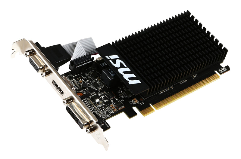 MSI GT 710 2GD3H LP Grafikkarte NVIDIA GeForce GT 710 2 GB GDDR3