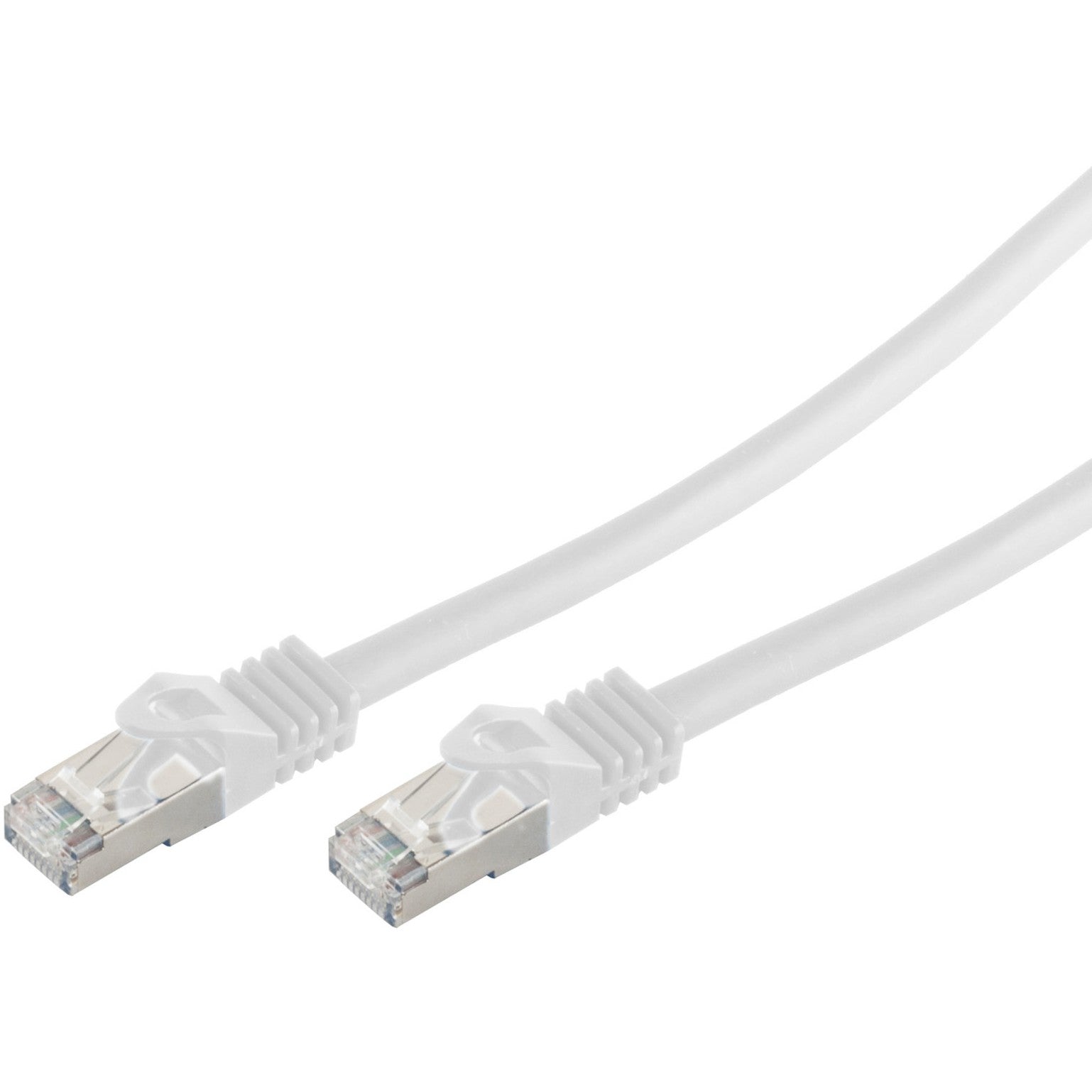 Patchkabel CAT7 RJ45 S/FTP PiMF 0.5m Weiß