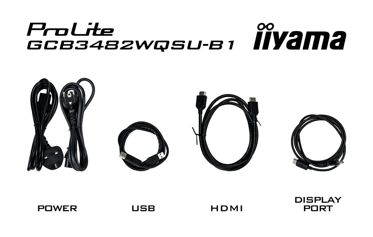 iiyama GCB3482WQSU-B1 Computerbildschirm 86,4 cm (34") 3440 x 1440 Pixel UltraWide Quad HD LED Schwarz