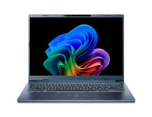 Acer Swift Go 14 AI NX.JNBEG.001 laptop Copilot+ PC Intel Core Ultra 7 256V 35,6 cm (14") WUXGA 16 GB LPDDR5-SDRAM 512 GB SSD Wi-Fi 7 (802.11be) Windows 11 Home Blau