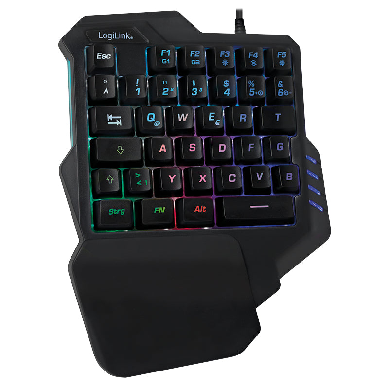 LogiLink ID0181 Tastatur Gaming USB Englisch Schwarz
