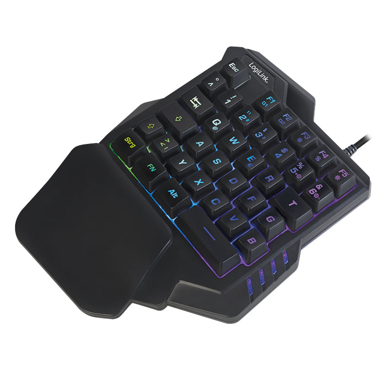 LogiLink ID0181 Tastatur Gaming USB Englisch Schwarz