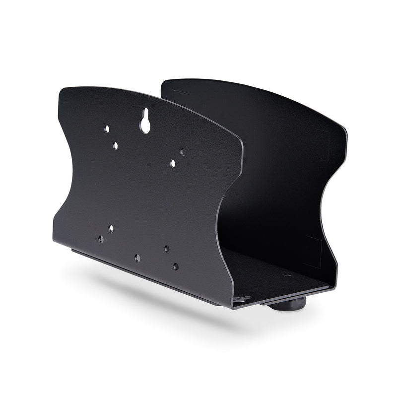 StarTech.com PC-Wandhalterung, für Computer bis zu 18 kg, werkzeuglos Verstellbare Breite (50 bis 200 mm), PC Wandmontage für Mini PC/Tower, Computer Wand-/Schreibtischhalterung