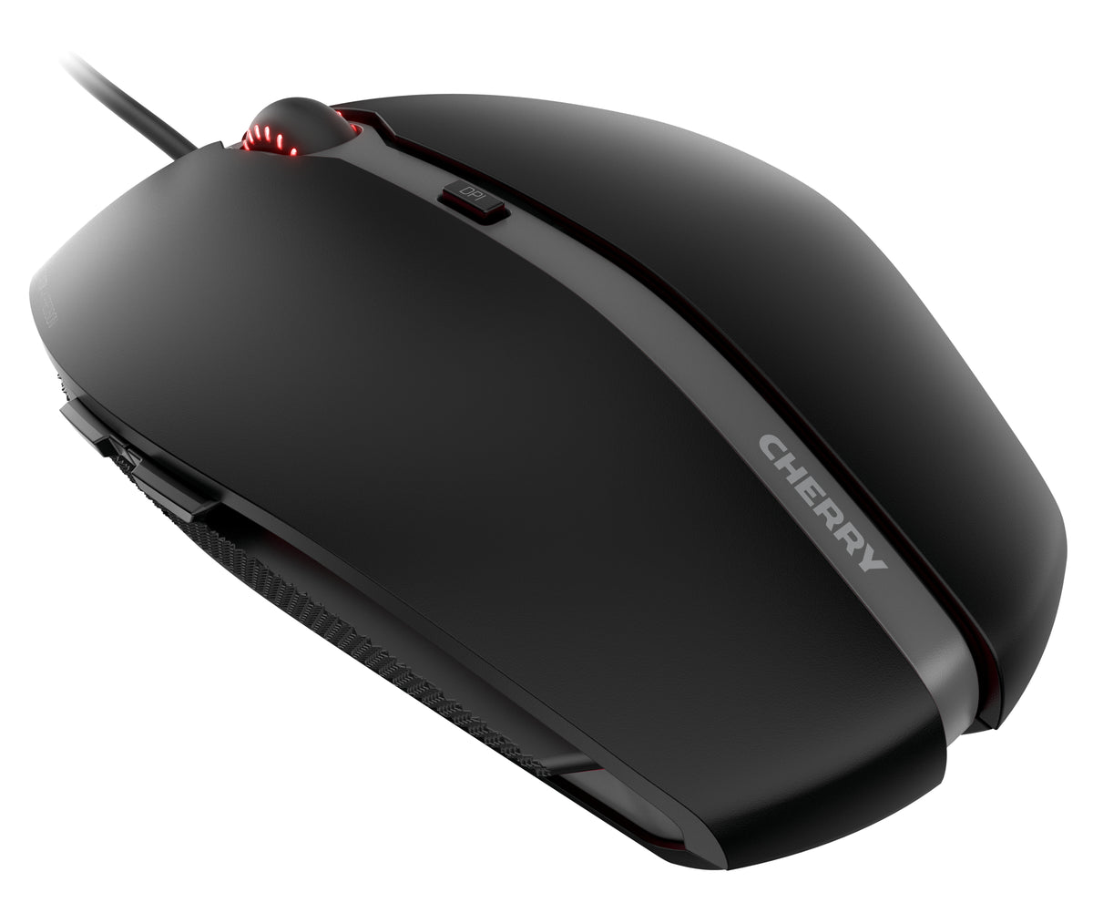 CHERRY GENTIX 4K Kabelgebundene Maus, Schwarz, USB