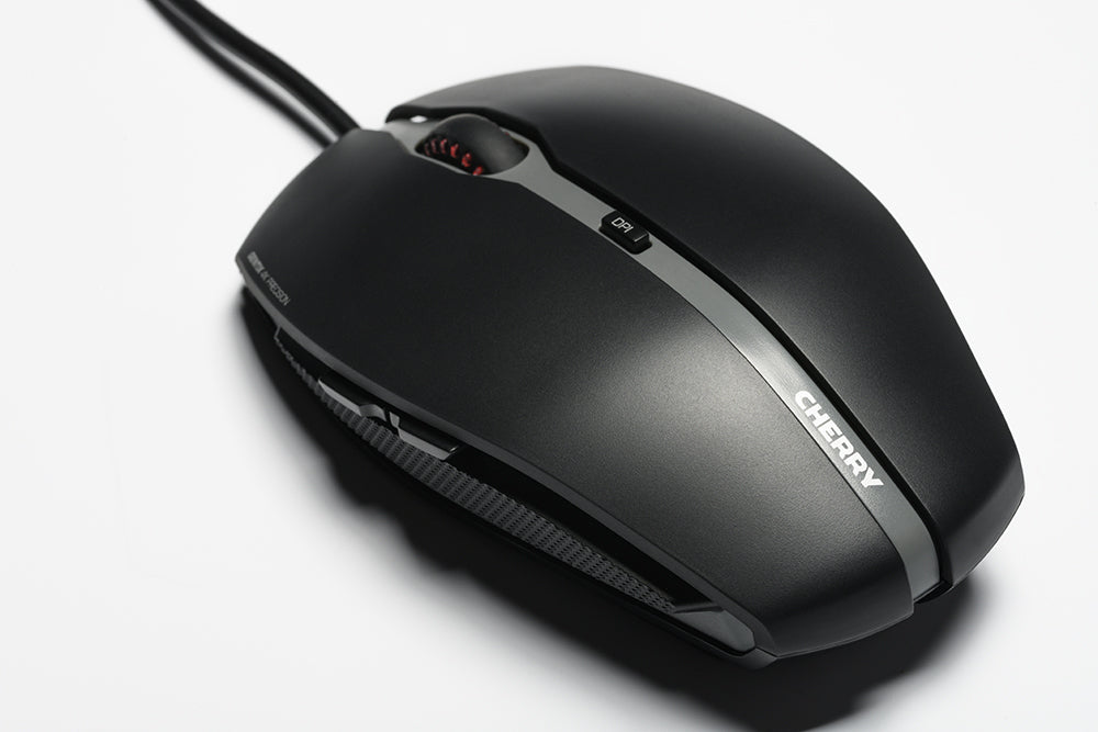 CHERRY GENTIX 4K Kabelgebundene Maus, Schwarz, USB