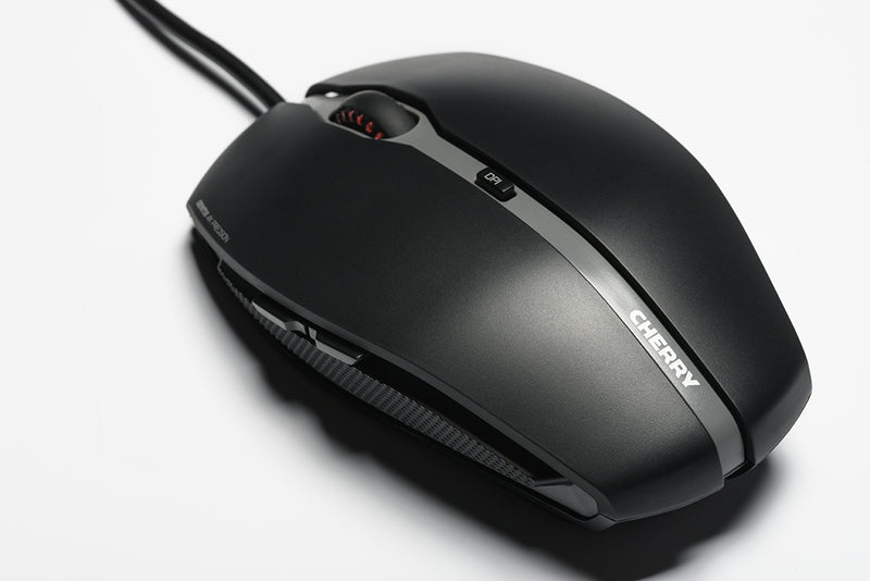 CHERRY GENTIX 4K Kabelgebundene Maus, Schwarz, USB