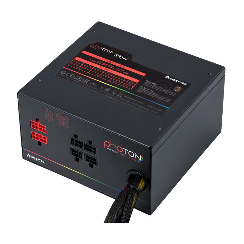 Chieftec Photon Netzteil 650 W 24-pin ATX PS/2 Schwarz