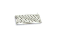 CHERRY G84-4100 Kompakte Kabelgebundene Tastatur, USB/PS2, Hell Grau (QWERTZ - DE)