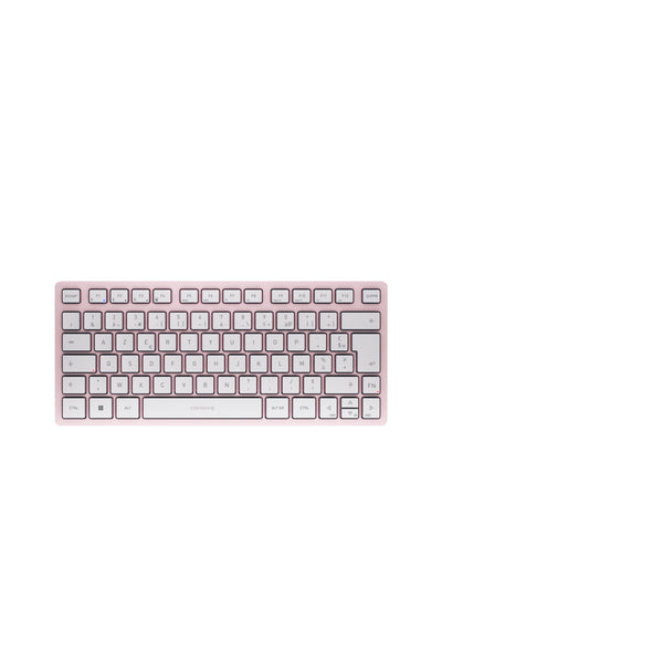 CHERRY KW 7100 MINI BT Tastiera Universale Bluetooth AZERTY Francese Rosa
