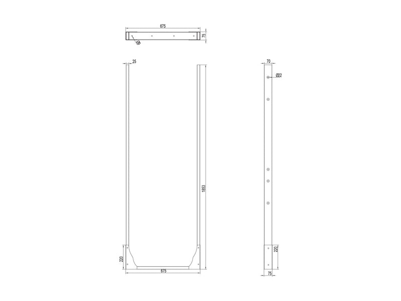 Multibrackets 7369 Zubehör für Monitorhalterung