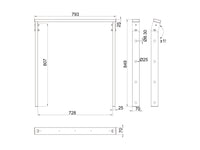Multibrackets 7376 Zubehör für Monitorhalterung