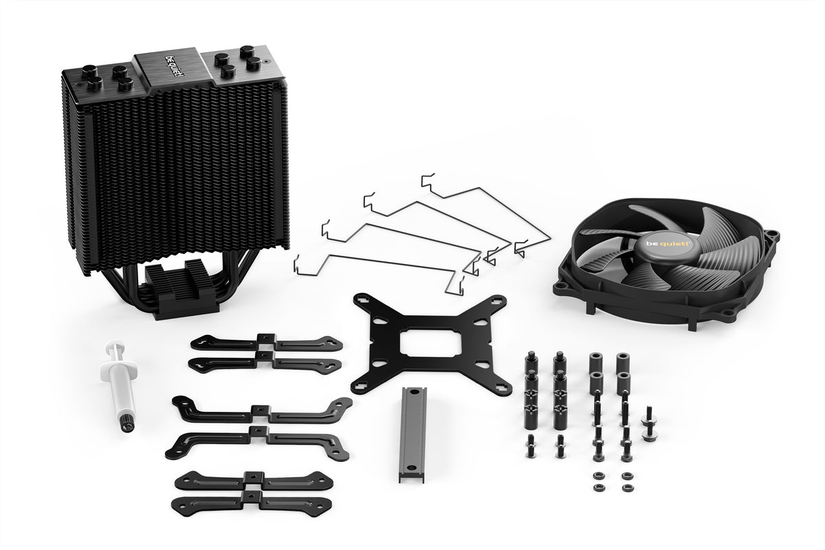 be quiet! Dark Rock Slim Prozessor Kühler 12 cm Schwarz