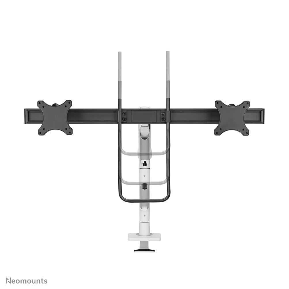 Neomounts DS75S-950WH2 Monitorarm 17-32" - Gasfeder - Topfix - 180°-Stopp