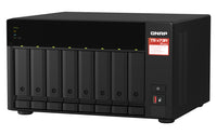 QNAP TS-873A NAS Tower Ryzen Embedded V1500B 8 GB DDR4 0 TB QuTS hero Schwarz