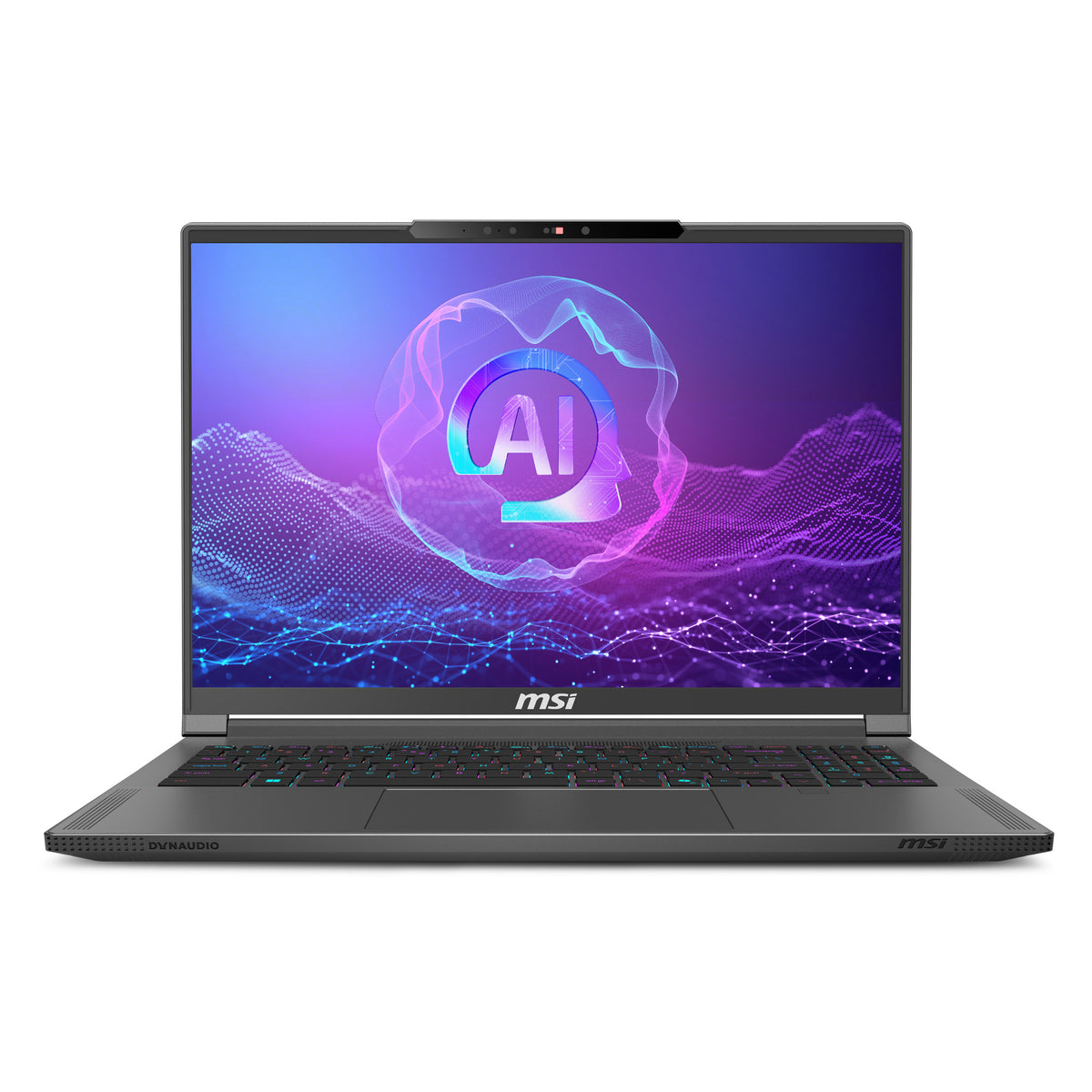 MSI Creator A16 AI+ A3HVGG-047 Copilot+ PC AMD Ryzen AI 9 365 Laptop 40,6 cm (16") Quad HD+ 32 GB LPDDR5x-SDRAM 1 TB SSD NVIDIA GeForce RTX 4070 Wi-Fi 7 (802.11be) Windows 11 Pro Grau