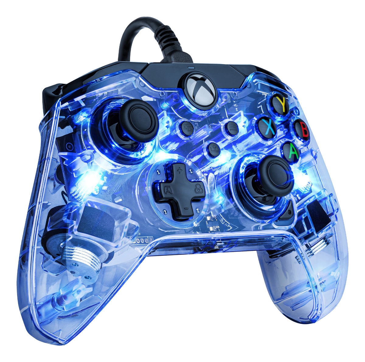 PDP Afterglow Schwarz, Blau, Transparent USB Gamepad Analog / Digital Xbox One, Xbox Series S, Xbox Series X