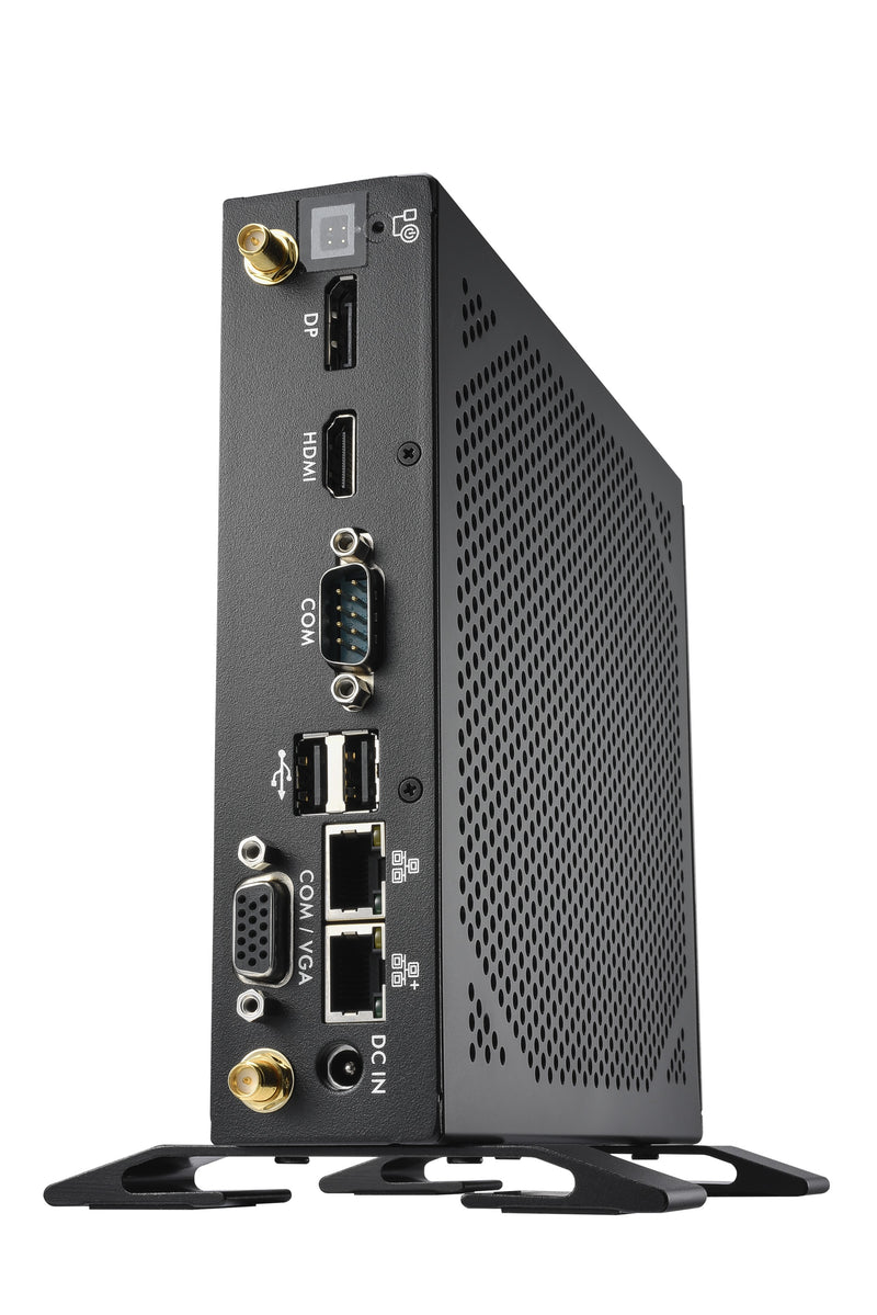 Shuttle XPC slim Barebone DS50U, Intel Celeron 7305, 2x LAN (1x 2.5Gbit ,1x 1Gbit), 1xCOM,1xHDMI,1xDP, 1x VGA, lüfterlos, 24/7 Dauerbetrieb