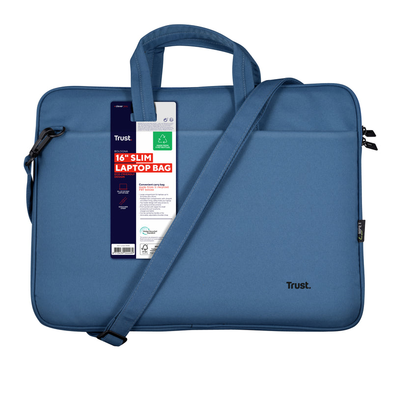 Trust Bologna 40,6 cm (16") Aktenkoffer Blau