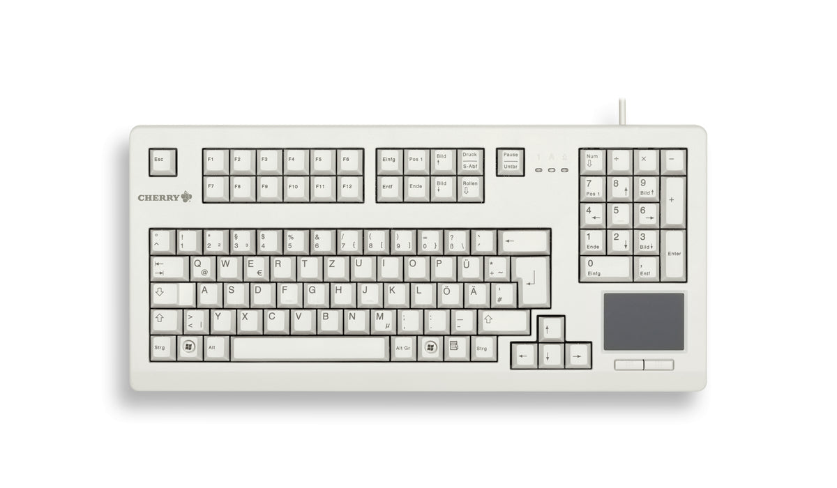 CHERRY TouchBoard G80-11900 Tastatur Industriell USB QWERTY Englisch Grau