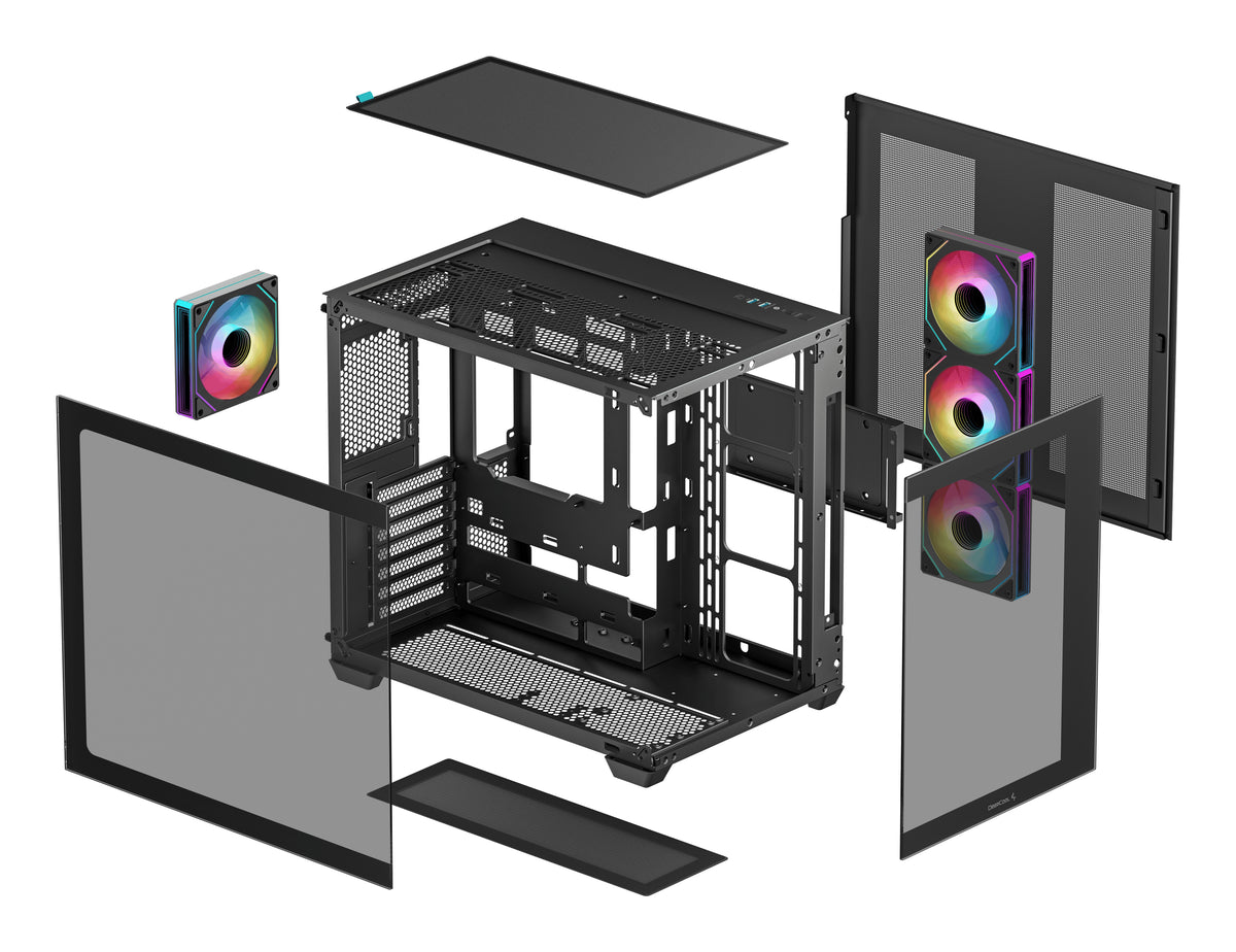DeepCool CG530 4F Midi Tower Schwarz
