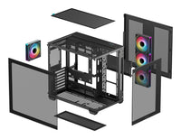 DeepCool CG530 4F Midi Tower Schwarz