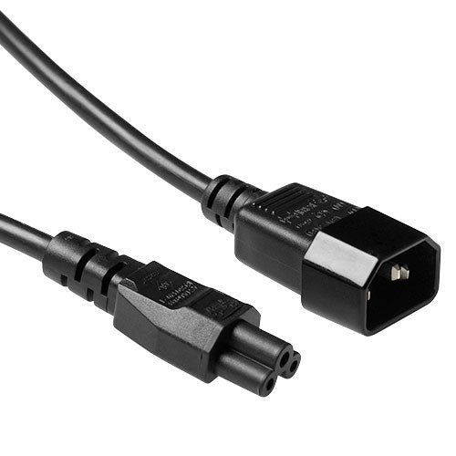 ACT Stromkabel C14 - C5 schwarz 0,5 m